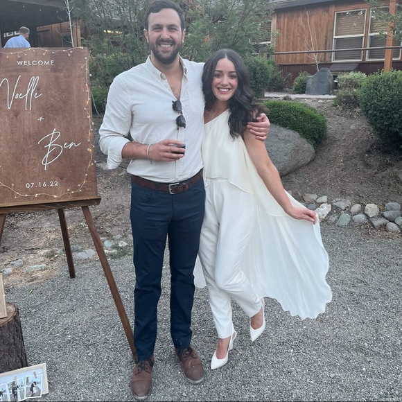 RALPH LAUREN ONE SHOULDER CAPE JUMPSUIT - Picture 5 of 6